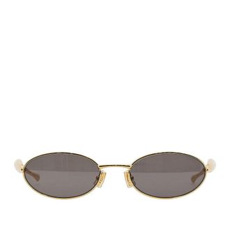 Bottega Veneta Sardine oval sunglasses Woman One Size