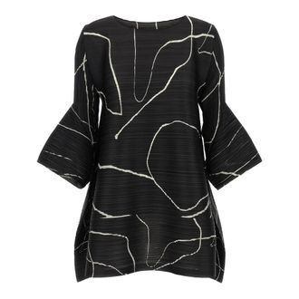 Issey Miyake Short Dresses, female, Black, L, Pause Midi Dress