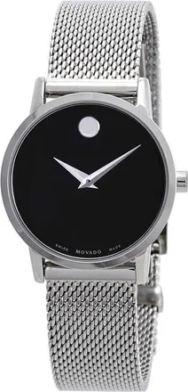 Movado Museum Classic Black Dial Ladies Watch 0607220