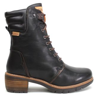 Pikolinos San Sebastia W1T-N8812 Leather Womens Ankle Boots - Black - Size:UK 7-7.5