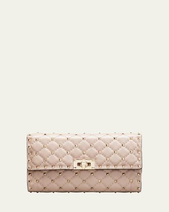 Valentino Garavani Quilted Rockstud Spike Chain Shoulder Bag