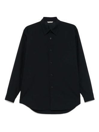 Auralee Blue Silk Broad Button Down Shirt from $585.00 - on