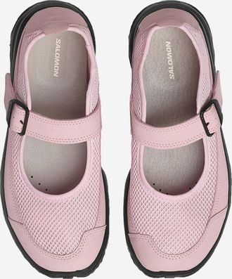 Salomon Womens Sneakers Rx Marie-Jeanne Pink Leather Trainers