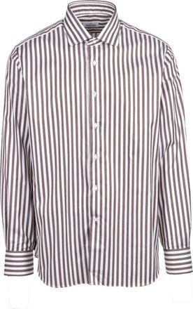 Alessandro Gherardi Camicia Alessandro Gherardi - - Shirts - Uomo - Marrone - 4XL