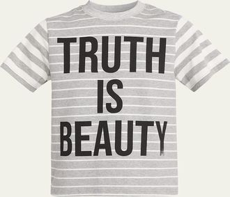 Libertine - Libertine Truth Is Beauty Striped Short-Sleeve T-Shirt