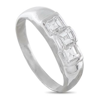 Luxury Bazaar Platinum 0.94ct Diamond Ring MF13-052126