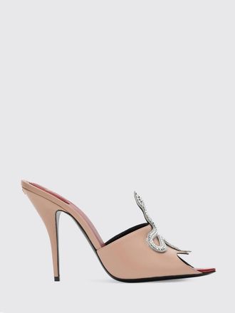 Valentino Garavani Mules Caur Vip&egrave;re in pelle con dettaglio gioiello