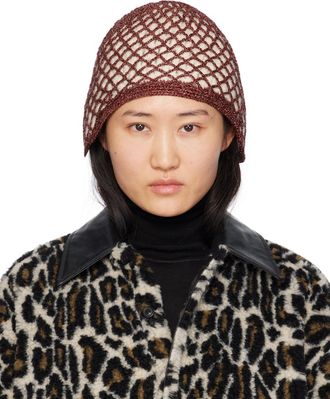 【関税込み】Beanie - MM6 Maison Margiela - Wool - Beige MM6 Maison Margiela Black & Beige Amended Bicolor Beanie MM6