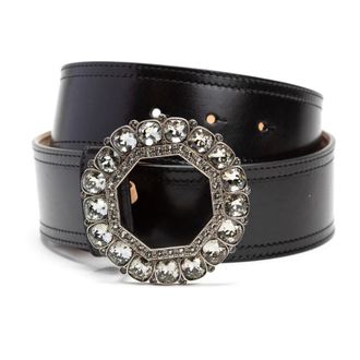 Alexander McQueen Alexander McQueen, Belts, female, Black, Size: 75 CM Belts