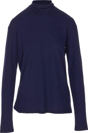 Christophe Lemaire Top a maniche lunghe - Blu