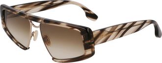 Victoria Beckham VB247S 318 Womens Sunglasses Brown Size 57