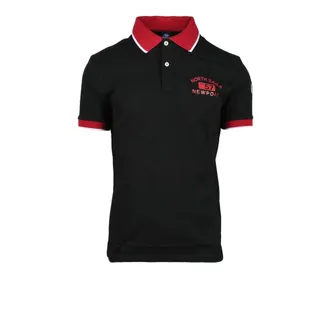 North Sails Polo Shirts, male, Black, Size: 2XL tshirt