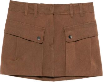 Andamane Minigonna con taschino - Marrone
