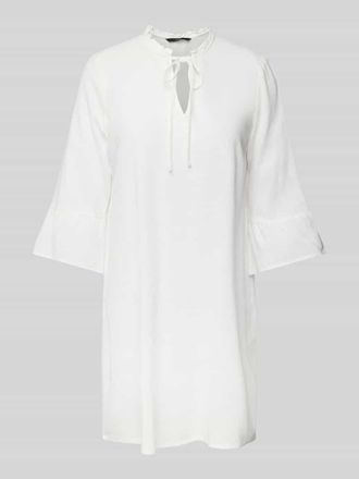 Vero Moda Regular Fit Tunikakleid aus Viskose-Leinen-Mix Modell MYMILO in Weiss, Größe XS