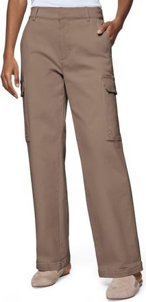 Splendid Ottilie Cotton Blend Cargo Pants in Cedar Brown at Nordstrom, Size X-Small