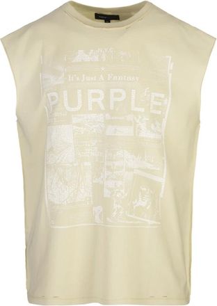 Purple T-Shirts, male, White, Size: XL White Cotton Shirt