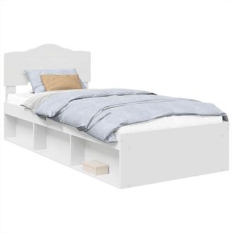 vidaXL Estructura De Cama 90 X 200 Cm Madera De Pino Macizo Vidaxl