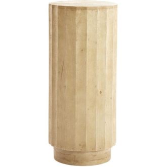 Light & Living Pilar De Madera Light & Living Ellena Con Acabado Natural