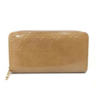 Louis Vuitton Vernis Beige Noisette Monogram Vernis Long Wallet (Bi-Fold) (Pre-Owned)