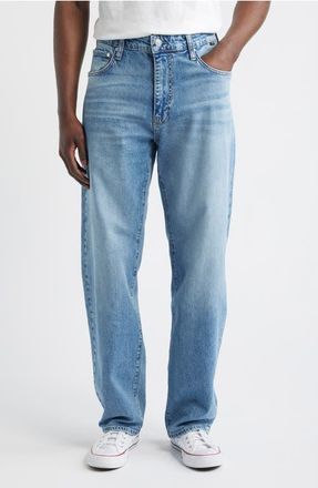 Mavi Marcel Relaxed Straight Leg Jeans in Light Brushed Classic Blue at Nordstrom, Size 34 X 32