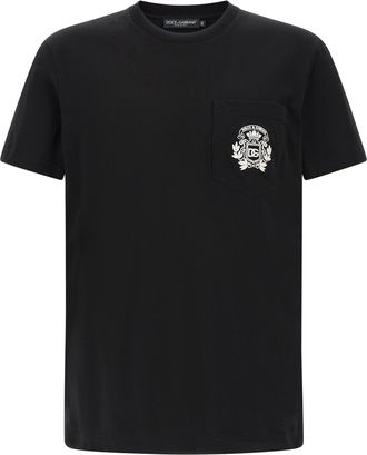 Dolce & Gabbana Zwart Katoenen T-Shirt