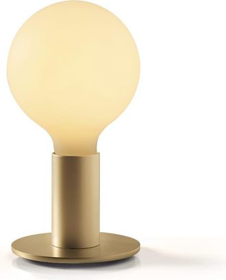 Daylight Italia Lámpara de mesa de aluminio dorado E27