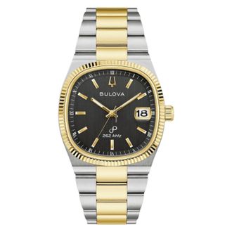 Bulova Mens Seville Black Dial Watch