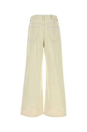 A.P.C. Mens Ivory Denim Clyde Jeans Bleachedout Coton Biologique
