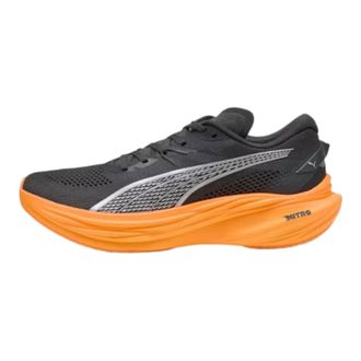 Puma Deviate Nitro 3 Running Shoes in Dusky Gray/Heat Fire Men