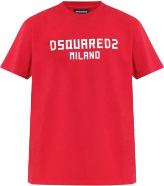 Dsquared2 T-shirt in cotone - Rosso