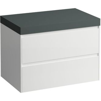 Laufen Lani Encimera De Lavabo Gris Tr&aacute;fico Incl. Mueble Bajo - Laufen