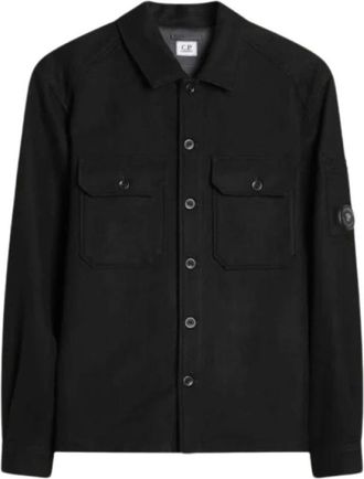 C.P. Company Giacche Leggere - - Jackets - Uomo - Nero - L