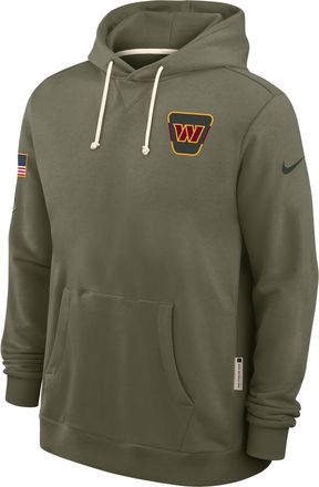 Nike Washington Commanders Salute to Service Sideline Dominant Force Nike Mens Dri-FIT NFL Pullover Hoodie in Brown | 03AZ2DHA2Z-D4V