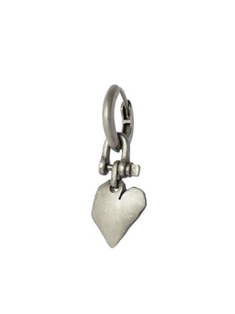 Parts Of Four Jazzs Solid Heart sterling silver drop earring