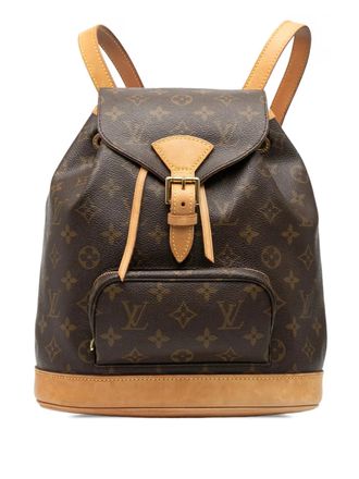 Louis Vuitton 2000 Monogram Montsouris MM backpack - Bruin