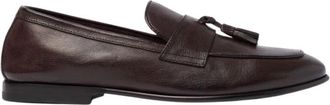 Scarosso Nathan Donkerbruin - Heren - Loafers - Bruin - 44 EU - Leer - Schoenen
