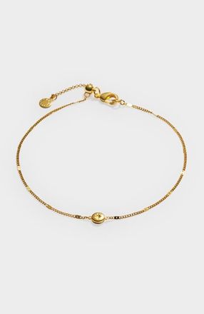 Katie Loxton Aphira Anklet in Gold Coated at Nordstrom, Size 9