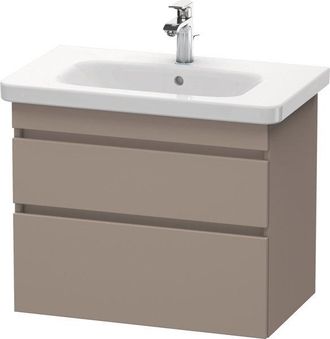Duravit Duravit - Durastyle, Mueble Bajo Pared 6481, 2 Cajones, 730mm, Para