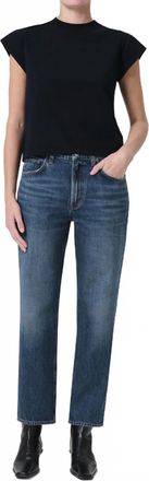 A Gold E Valen Mid-Rise Vintage Straigth Jean In Essence