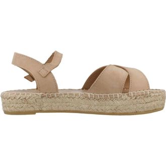 Yellow Casual Flat Sandalen Aria Alpargata - Dames - Schoenen - Bruin - Maat: 39 EU