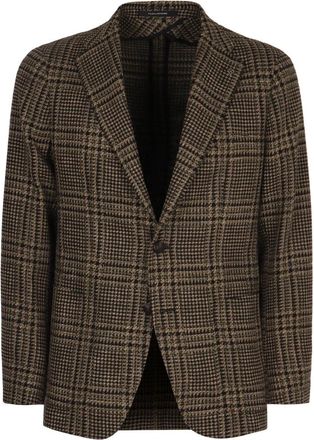 Tagliatore Single-breasted twee-knoop jas - Heren - Blazers - Groen - 2XL - Katoen - Jassen
