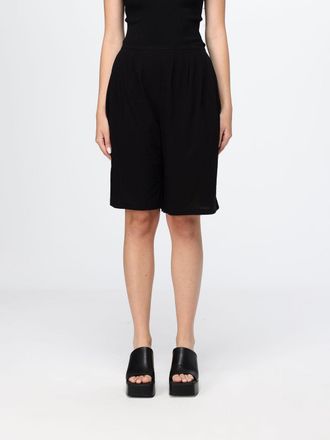 Khaite Pantaloncini a vita alta in cotone con lunghezza al ginocchio