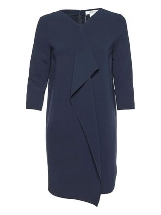 Max Mara pre-owned draped-detail dress - Blue