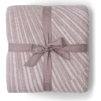 Barefoot Dreams CozyChic Covered in Prayer Blanket in Dusty Mauve Multi at Nordstrom Rack