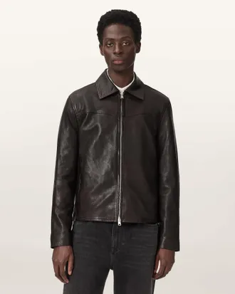 AllSaints Tune Leather Biker Jacket