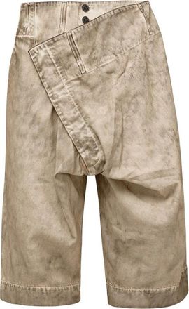 Vivienne Westwood Inferno Washed Asymmetric Shorts