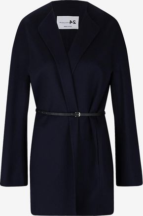 Manzoni24 Dreiviertelmantel aus Wolle