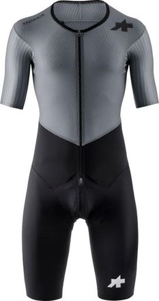 Assos Le Houdini Roadsuit S11 Veloeinteiler für Herren | schwarz/grau