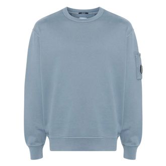 C.P. Company C.p. Company, Heren, Sweatshirts & Hoodies, Blauw, Maat: S