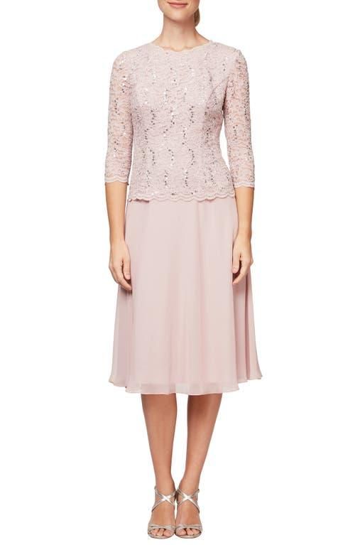 sachin and babi light blue dress Alex Evenings Short Embroidered A-line Dress, Short Sleeve, Knee Length,  Women's